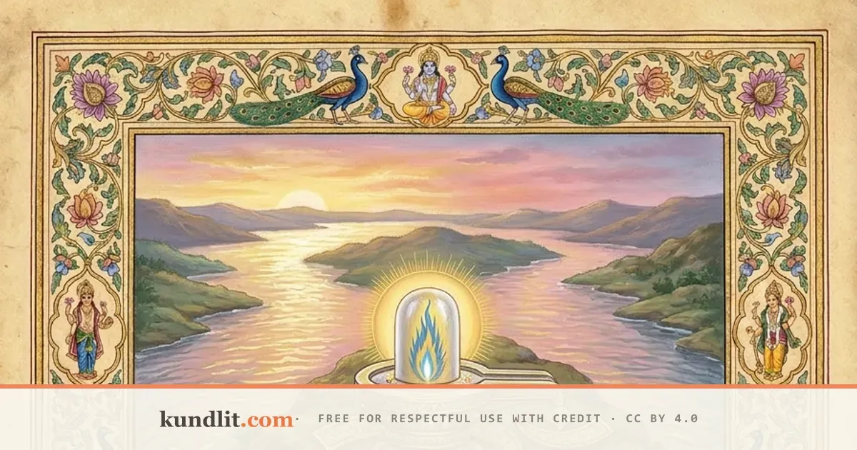 Omkareshwar Jyotirlinga: the island shaped like Om and the mountain who worshipped